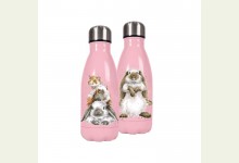 Wrendale Designs Drinkfles Piggy in the Middle Small 260 ml